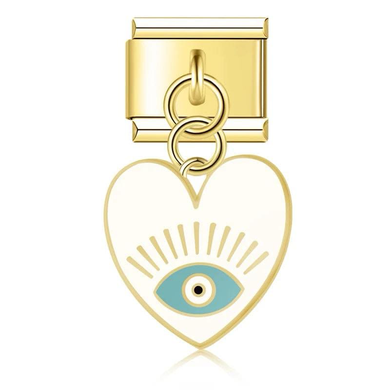 Dangle Heart (White)