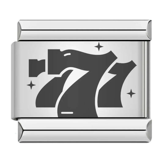 House of Italian charms. Customisable stainless steel charm bracelet from House Of Italian Charms – high-quality Italian link charms for personalized jewelry. Perfect for gifting or expressing your unique style. 777 angel numbers 