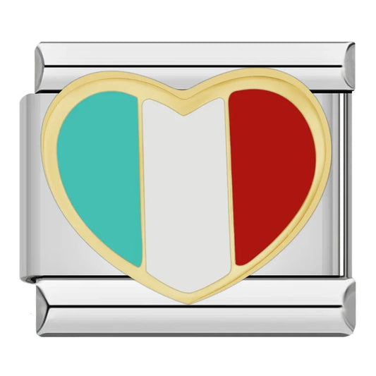 Italian Flag Heart